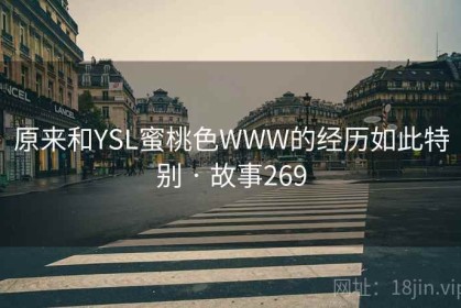 原来和YSL蜜桃色WWW的经历如此特别 · 故事269