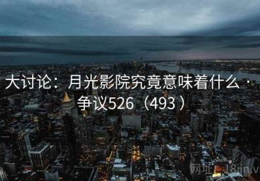 大讨论：月光影院究竟意味着什么 · 争议526（493 ）