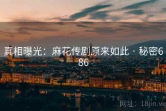真相曝光：麻花传剧原来如此 · 秘密686