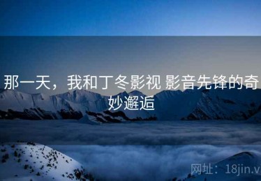 那一天，我和丁冬影视 影音先锋的奇妙邂逅