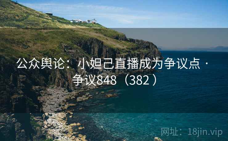 公众舆论：小妲己直播成为争议点 · 争议848（382 ）
